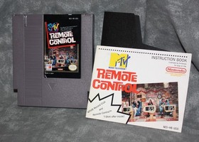 Works Nintendo NES MTV Remote Control  Game Cartridge & Booklet
