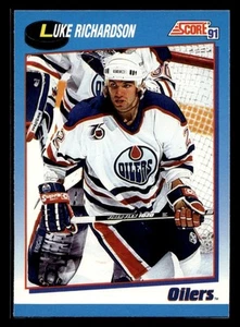 1991-92 Score Canadian Hockey #620 Luke Richardson Edmonton Oilers - Picture 1 of 2