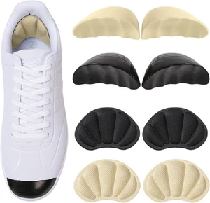 Shoe Filler Inserts for Loose Shoe, 2 Pairs of Toe Cushions & Black+beige - Picture 1 of 6