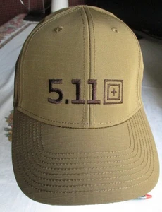 5.11 Tactical Baseball Cap, Taupe Brown, One Size Adjustable Snapback, New - Picture 1 of 7