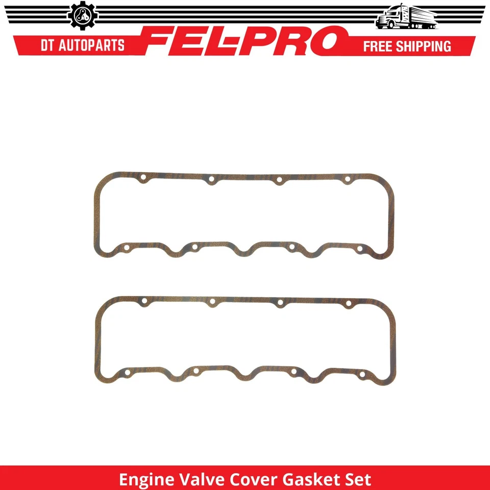 For 1988-2000 Chevrolet C3500 Engine Valve Cover Gasket Set Fel-Pro 1989 1990 - Image 1 of 1