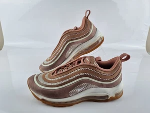 US - 6 Womens Rare Unique Nike Air Max 97 Ultra '17 Metallic Rose Gold 2017 - Picture 1 of 6