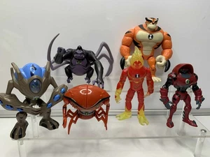 Ben 10 action figure 5/6 inch Heatblast Brainstorm spidermonkey etc BUNDLE (K6) - Picture 1 of 6