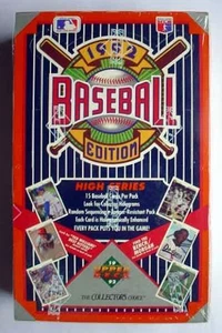 1992 Upper Deck BASEBALL High Series wax box find Bench Morgan autograph Sealed - Picture 1 of 15