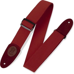 MSSC8-RED 2" Cotton Guitar Strap, Red - Picture 1 of 1