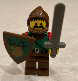 LEGO Minifigure Castle Dark Forest Forestman 4 Brown Legs cas010 6024 6079