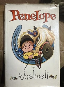 PENELOPE by THELWELL vintage book Cartoon Horse Pony Riding￼ Humor 1973 Hardback - Picture 1 of 21