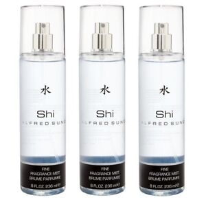 *PACK OF 3* SHI by ALFRED SUNG Fine Fragrance Body Mist for Women 8.0 oz 236 ML