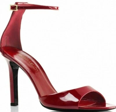 NEW NIB Tamara Mellon WHISPER 70 Patent Leather Red Sandals Shoes 37  39 39.5 40 - Image 1 of 4