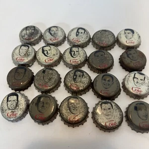 1964 Coca Cola 20 Bottle Caps NHL, cork back, Leafs, Bruins, Wings, Habs, Ranger - Bild 1 von 17