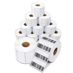 12 Rolls 2.25x1.25 Direct Thermal Shipping Labels - 1000/roll for Zebra LP2824 - Picture 1 of 8