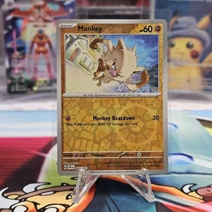 Mankey 045/091 Paldean Fates Reverse Holo Pokemon TCG NM/M - Picture 1 of 2