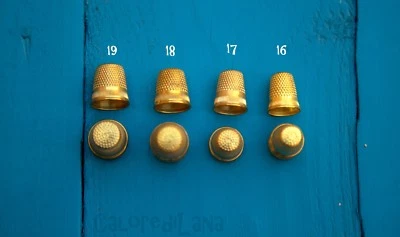 FUMAGALLI SNC 2 Ditali per CUCITO misure a scelta 15 - 16 - 17 - 18