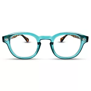 Gafas de lectura retro con marco transparente y luz azul mejor calificadas para mujeres lectores funky - Imagen 1 de 36