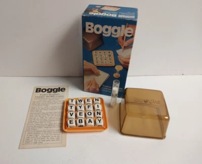 BOGGLE The Hidden Word Dice Game by Parker Brothers 1976 Vintage - Image 1 of 4