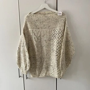 Free People New Dream Cable Knit Long Sleeve Pullover Sweater Size S Small - Picture 1 of 12