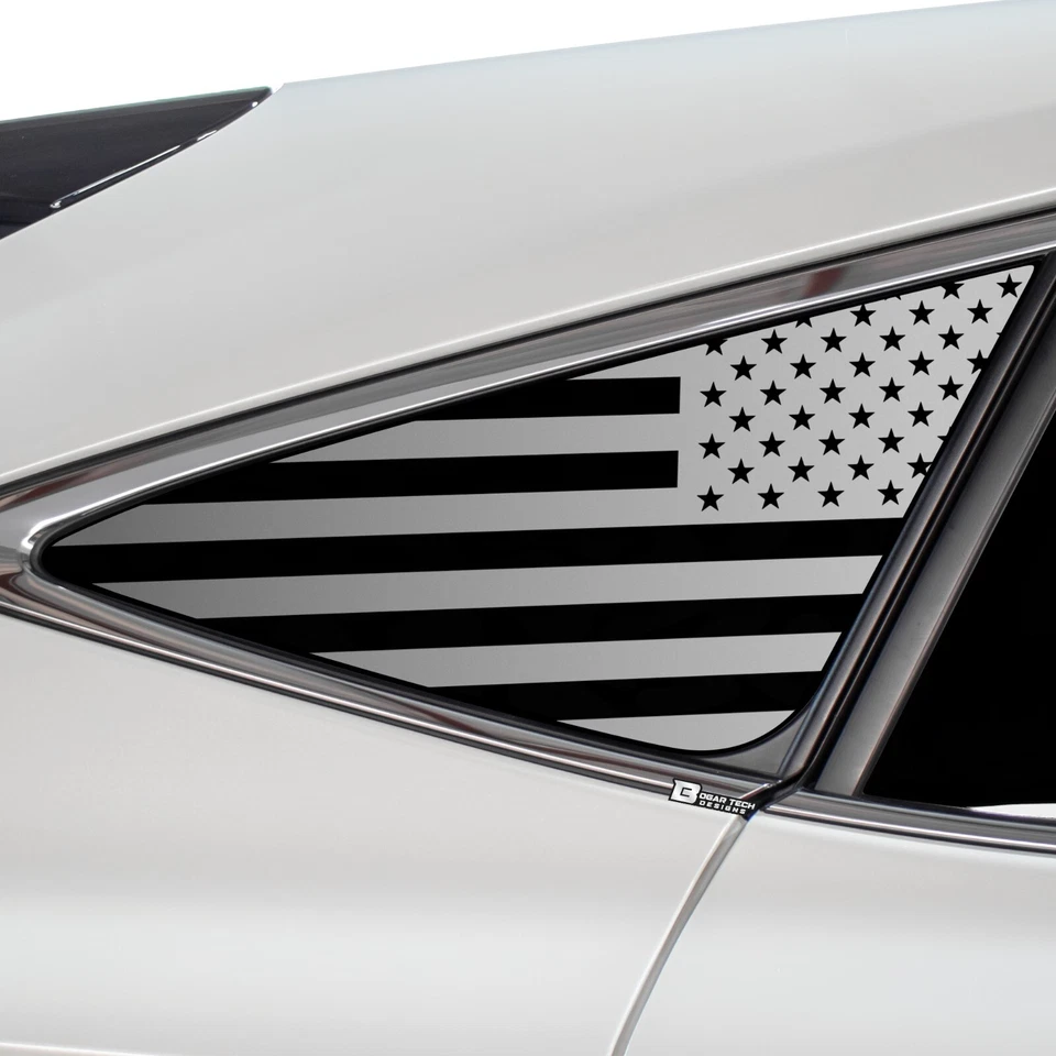 Fit Toyota Venza 2020 - 2024 Window American Flag Vinyl Decal Sticker 2023 2022 - Image 1 of 4