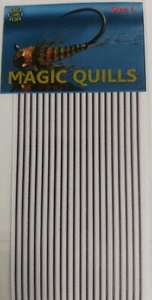 HARELIN " Magic Quills " Large " Sized Dark Edge MQ3 Fly Tying Body - Picture 1 of 2
