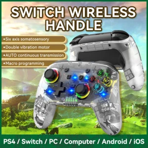 Wireless Game Controller for Switch, Six-axis, Vibration, Macro Programming, RGB - Picture 1 of 12