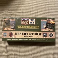 Pro Set 1991 Desert Storm 253 Trading Cards Complete New Sealed