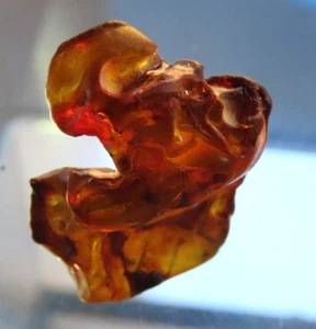 RAUER SELTENER ROTER BERNSTEIN COPAL AUS MEXIKO - 1 STÜCK = @ 2,5 bis 4,5 grs - Bild 1 von 9
