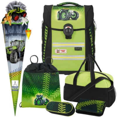 GREENTRAC-Traktor-McNeill ERGO PRIMERO McLight Ranzen-Set 7tlg. SPORTTASCHE TÜTE