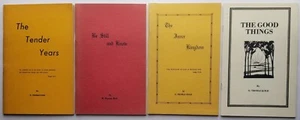 O. Thomas Kolb Signed Poetry Booklets Qty of 4 1960' s and 70' s - Picture 1 of 16