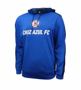 Cruz Azul Men's Blue Side Step Pullover Hoodie Sweatshirt - Picture 1 of 5