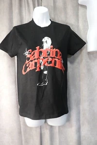 SC Youth Girl's Sabrina Carpenter Graphic Print Black T-Shirt Size Medium - Picture 1 of 2