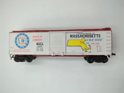 Train Miniature 2014 Kit HO Massachusetts Commemorative Wood Boxcar MASS 10106 - Image 1 of 4