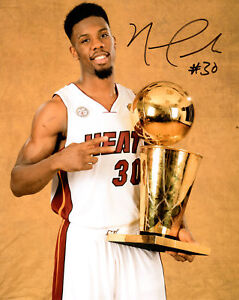 Miami Heat Norris Cole Signed 8x10 Photo COA