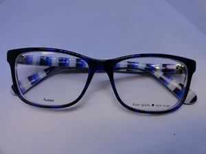 Kate Spade Callie Blues 51/17 mm Brillengestell Kunststoff 100 % authentisch BRANDNEU - Bild 1 von 4