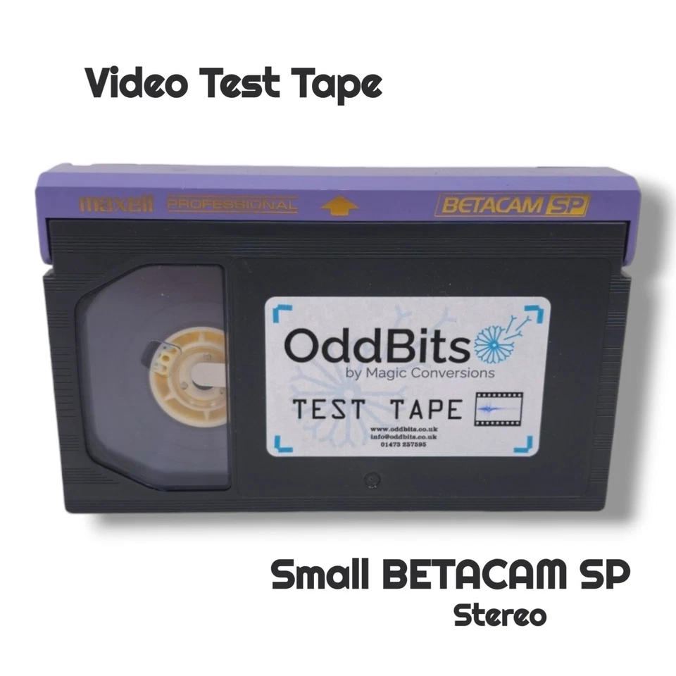 Oddbits Video Testband - kleiner BETACAM SP Stereo Sound - Bild 1 von 1