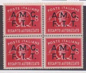 D9736: Trieste, Italy #EY2 (4) Mint, OG, VF, NH; CV $58 - Picture 1 of 1
