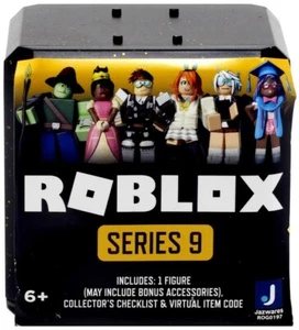 NEW 2022 ROBLOX Action Figure Series 9 Mystery Blind Figure Boxes Black Cube - Picture 1 of 1