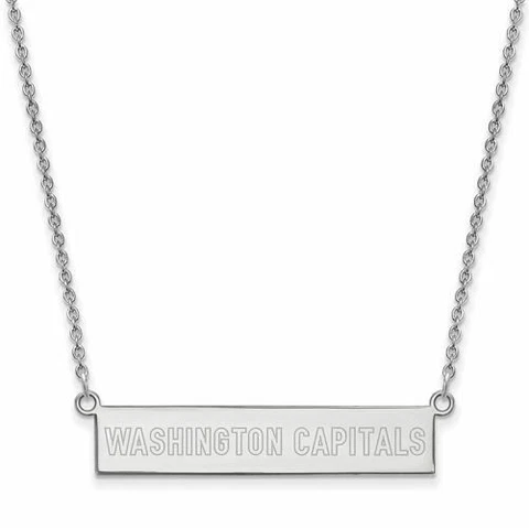SS Washington Capitals Small Bar Necklace Cover