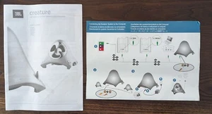 Original Vintage JBL Creature Speaker User's Guide - Picture 1 of 2