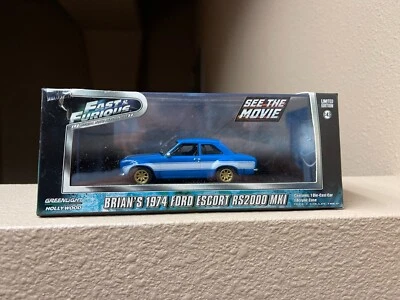 Greenlight Hollywood Fast & Furious Brian’s 1974 Ford Escort RS2000 MKI 1:43 - Image 1 of 2