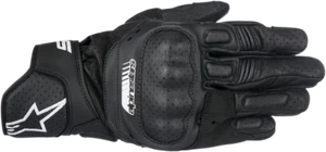 Alpinestars Mens Pair Black SP5 Leather Motorcycle Riding Street Racing Gloves - Picture 1 of 2