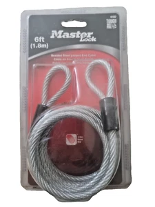 MasterLock Braided Steel Lopped Cable Lock 6ft - Bild 1 von 2