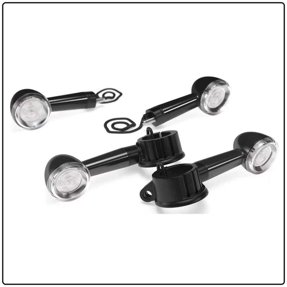 Sinais de seta Royal Enfield LED preto clássico 350 modelos EUA VENDEDOR KXA00079 - Imagem 1 de 1