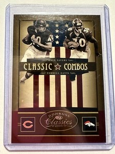 K57,137- 2005 Donruss Classics Classic Combos Silver #4 G. Sayers/T. Davis #/250
