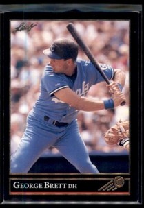 1992 Leaf Black Gold George Brett Kansas City Royals #255