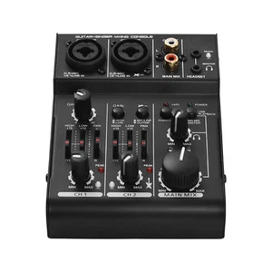 3-Channel Sound Mixing Console Digital Audio Mixer 5V USB AU J9T5 - Picture 1 of 11