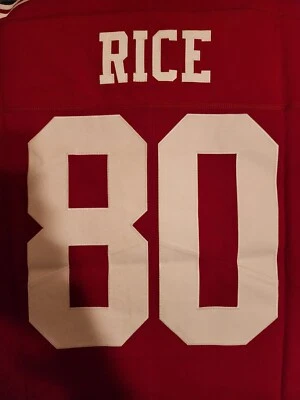 Jerry Rice 旧金山 49ers Vapor Elite 退役耐克复古球衣 56 3XL — 第 1/4 张图片