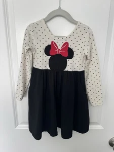 HANNA ANDERSSON Disney Minnie Mouse Skater Dress Size 3T - Picture 1 of 4