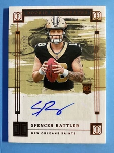 2024 Impeccable Spencer Rattler (RC) Rookie Auto /35 !! Saints - Picture 1 of 2