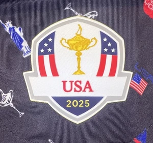 Polo Ryder Cup Bethpage RLX 2025 Ralph Lauren EE. UU. Golf Performance Scatter azul marino - Imagen 1 de 14