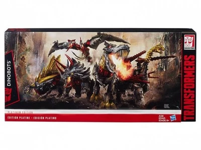 Voyager Class Dinobots Set of 5 G1 Color Version Transformers Age of Extinction - Image 1 of 4