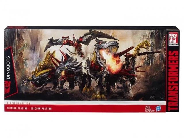 Voyager Class Dinobots Set of 5 G1 Color Version Transformers Age of Extinction - Image 1 of 4